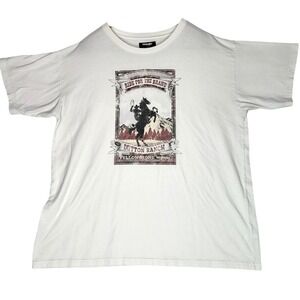 Wrangler Yellowstone Dutton Ranch Ride For The Brand Graphic T-Shirt Mens Medium